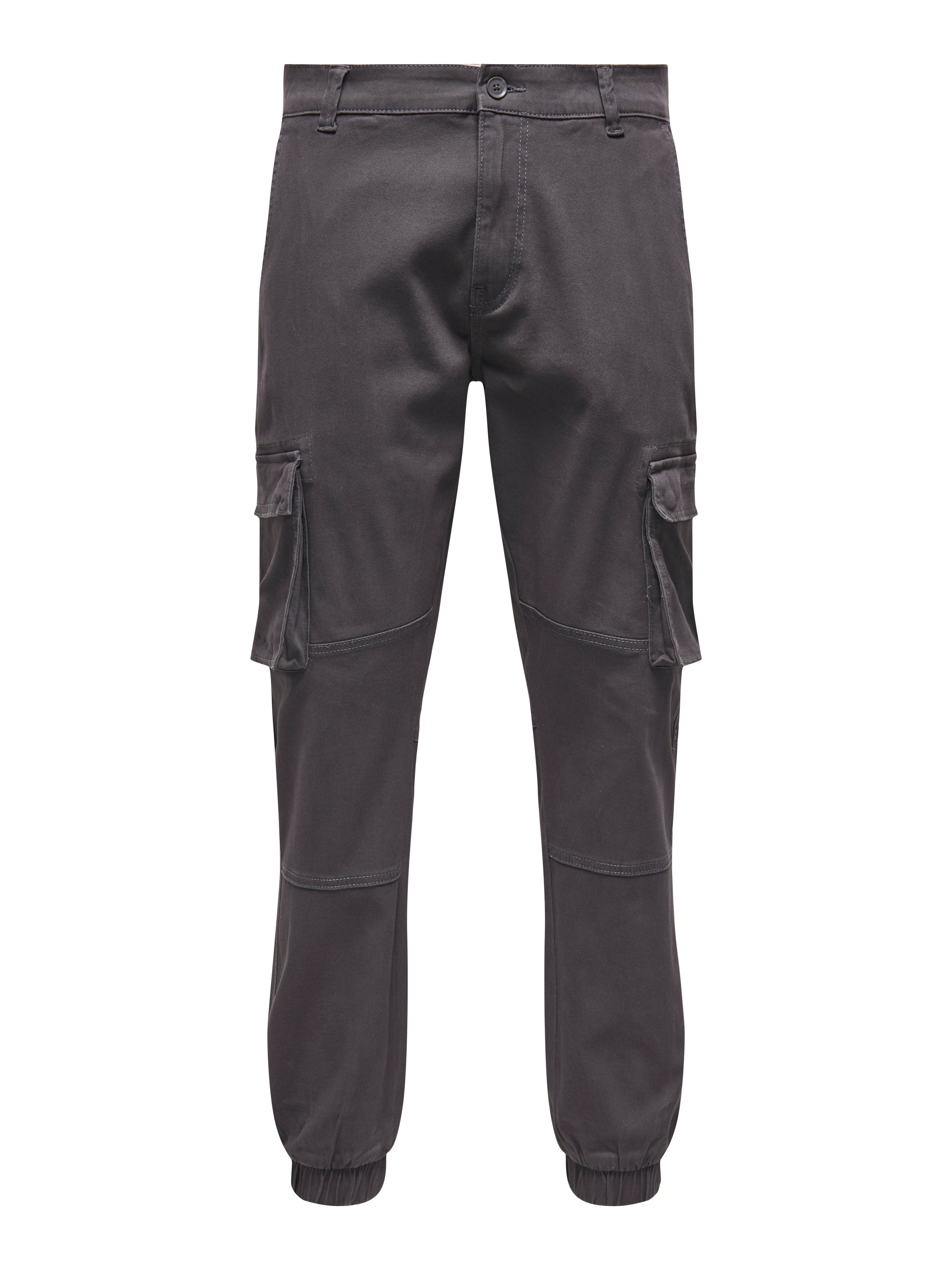 ONLY & SONS - Pantaloni cargo ampi color pietra con cintura ONLY & SONS - Pantaloni cargo ampi color pietra con cintura