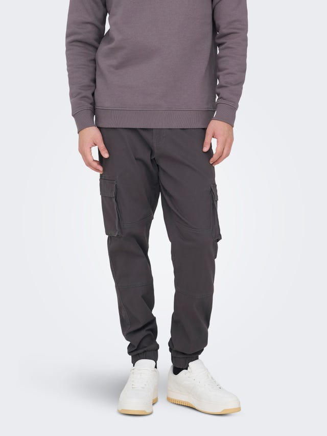Only & Sons ONSLINUS PANT - Pantaloni - deep lichen green/verde scuro Only & Sons ONSLINUS PANT - Pantaloni - deep lichen green/verde scuro