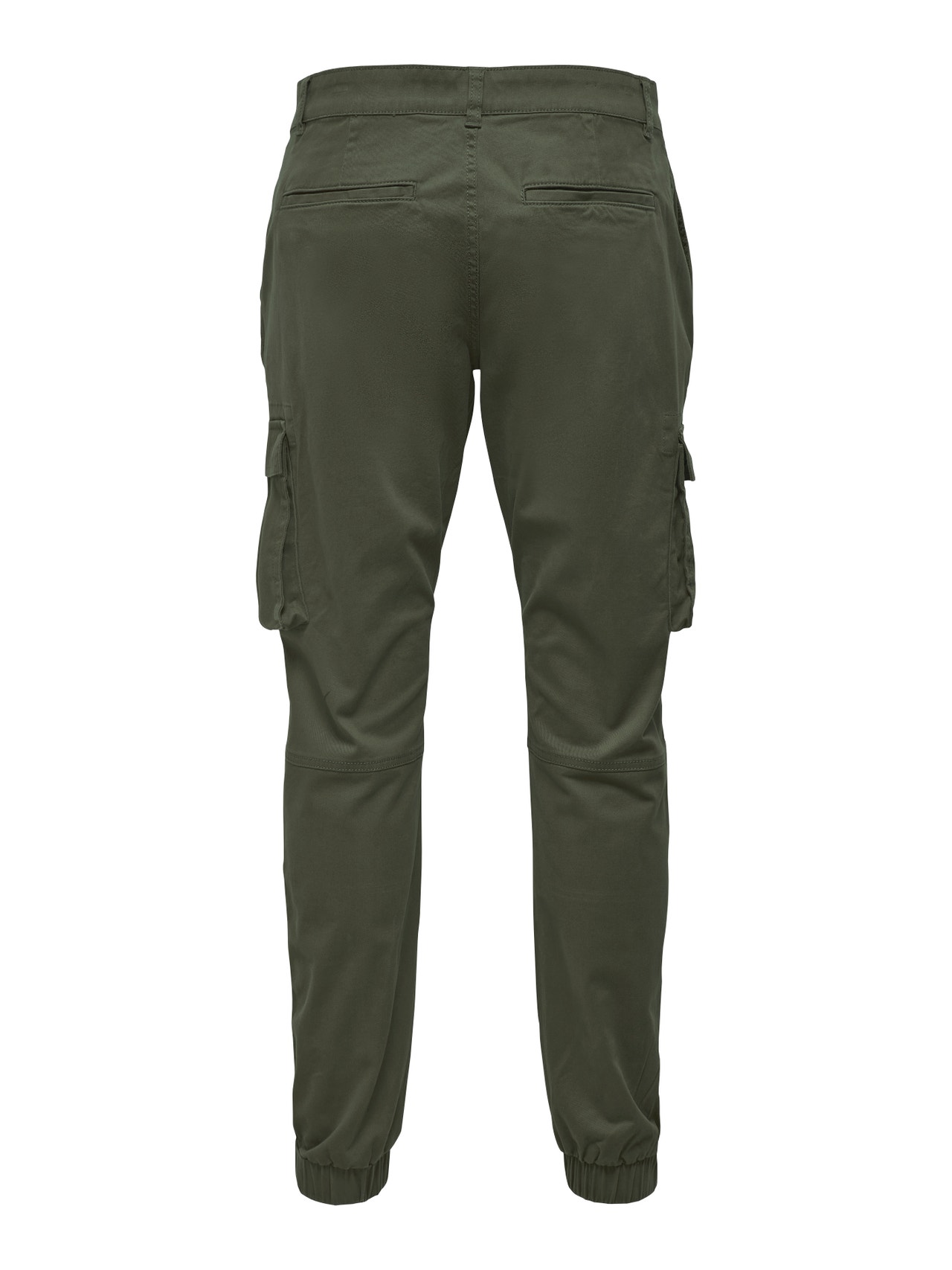 ONLY & SONS Cargo trousers -Olive Night - 22016687