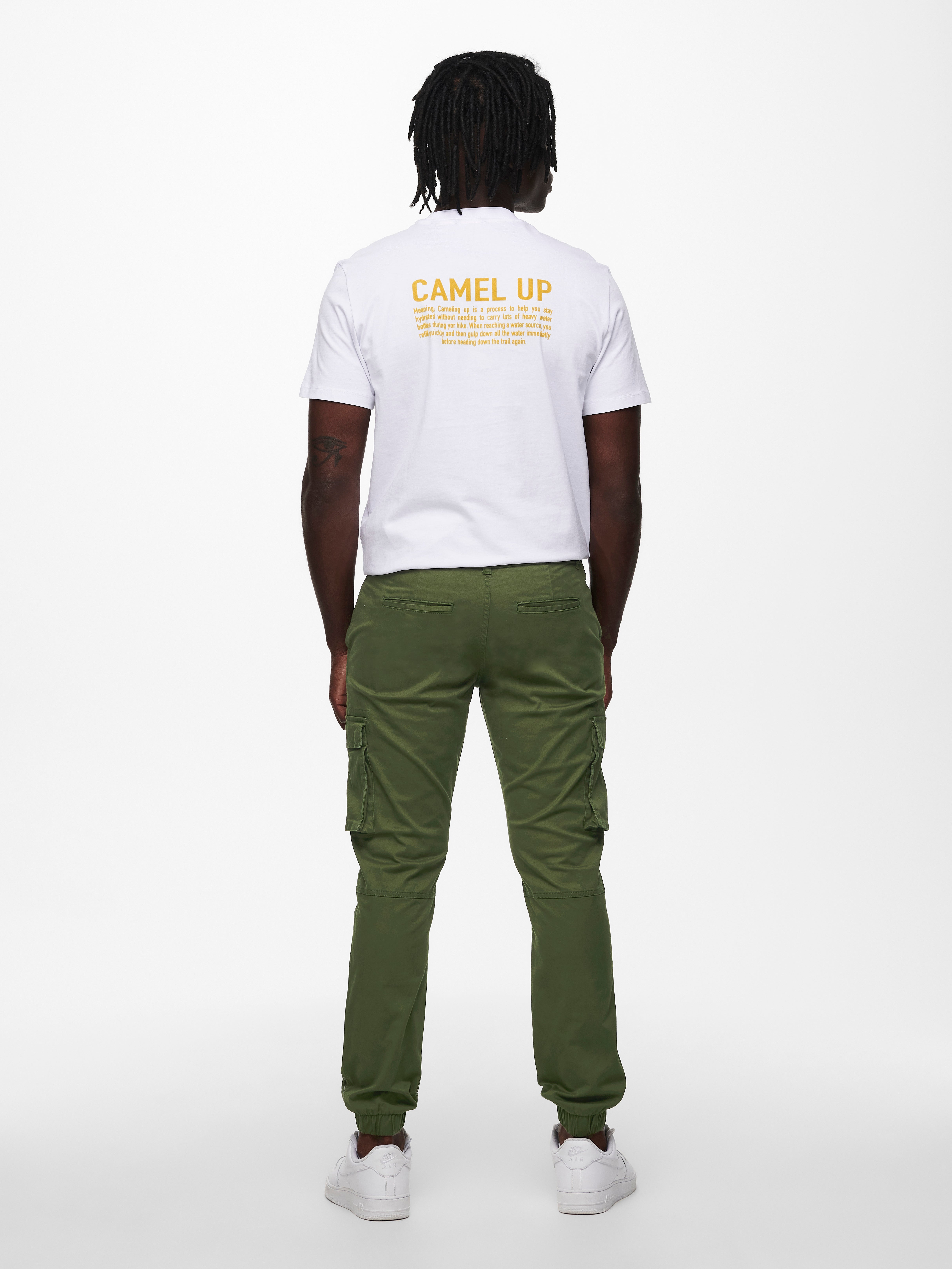 ONSCAM Tapered Fit Cargo trousers | Dark Green | ONLY & SONS®
