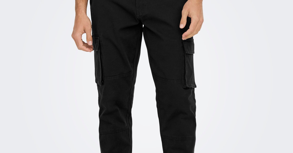 Cargo trousers | Black | ONLY & SONS®