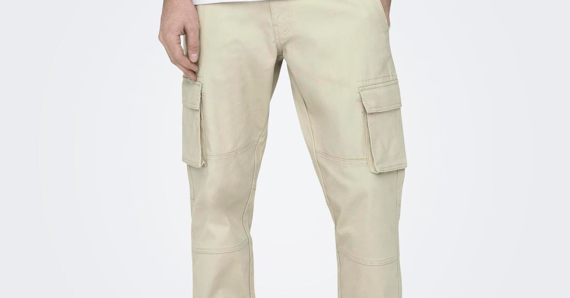 Cargo trousers, Light Grey