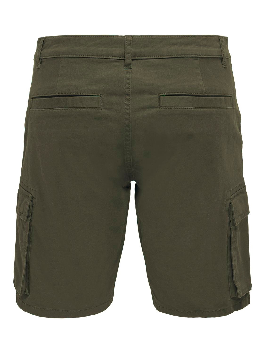 ONLY & SONS Shorts Corte regular -Olive Night - 22016689