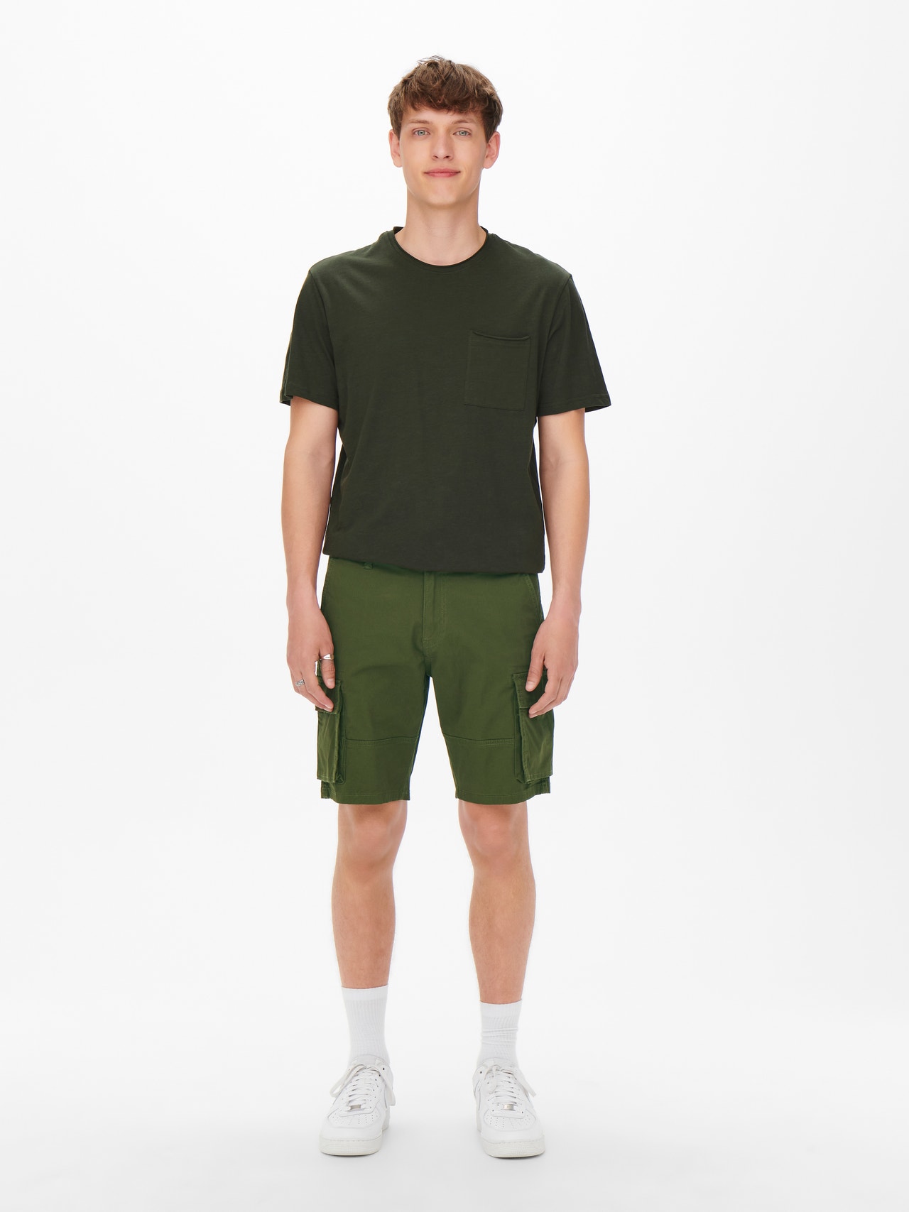 ONLY & SONS Shorts Regular Fit -Olive Night - 22016689