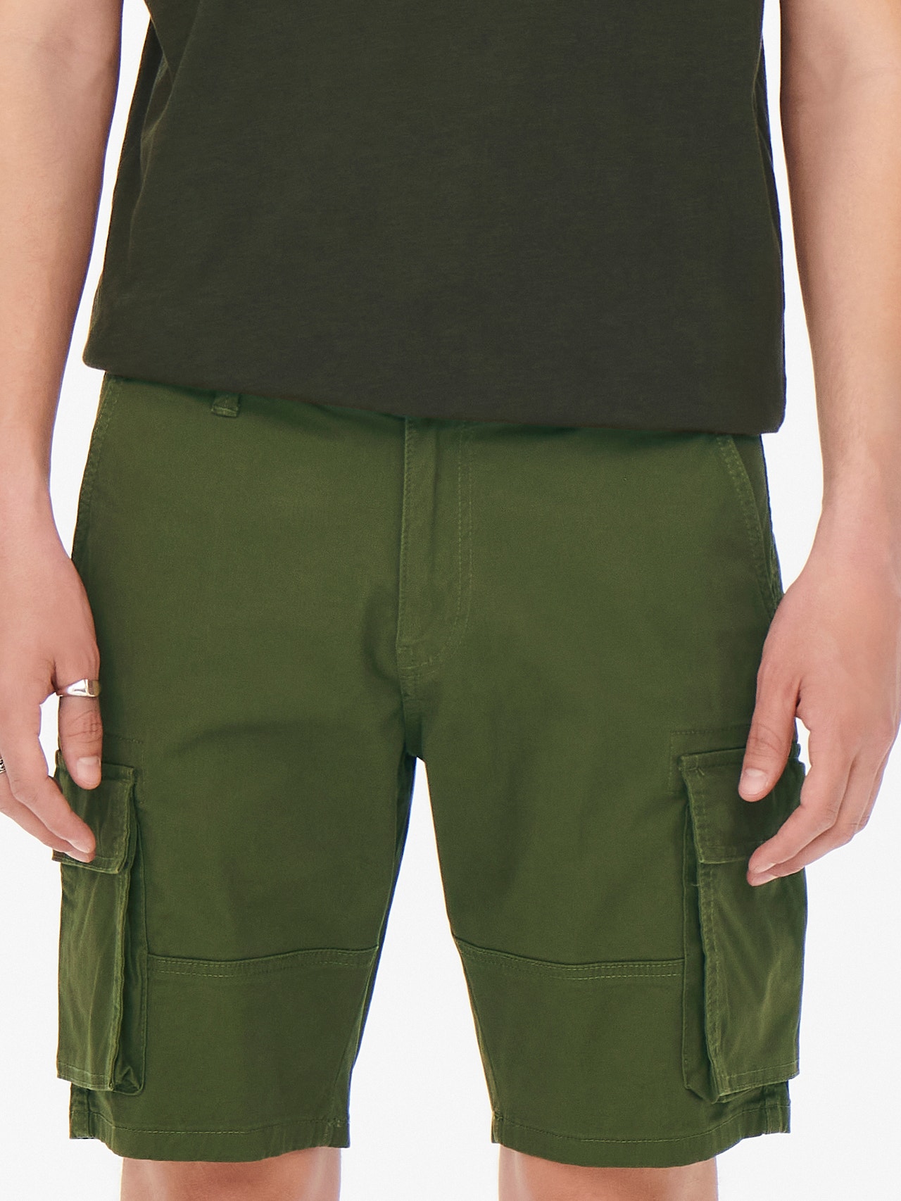 ONLY & SONS Normal passform Shorts -Olive Night - 22016689