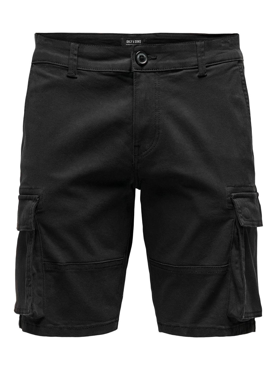 ONLY & SONS Regular Fit Shorts -Black - 22016689