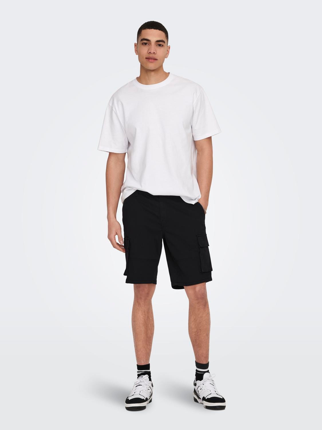 ONLY & SONS Normal passform Shorts -Black - 22016689