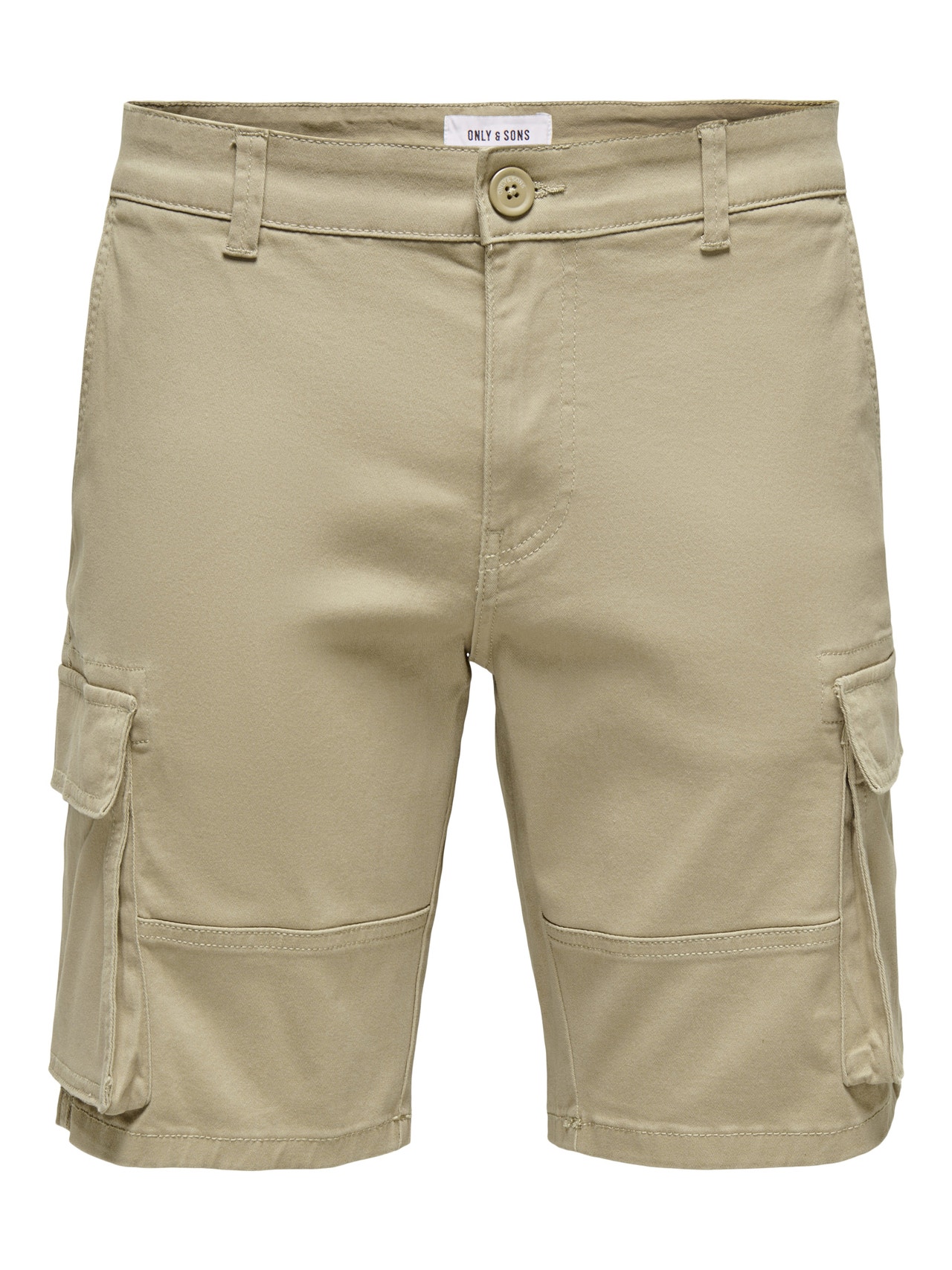 ONLY & SONS Regular Fit Shorts -Chinchilla - 22016689