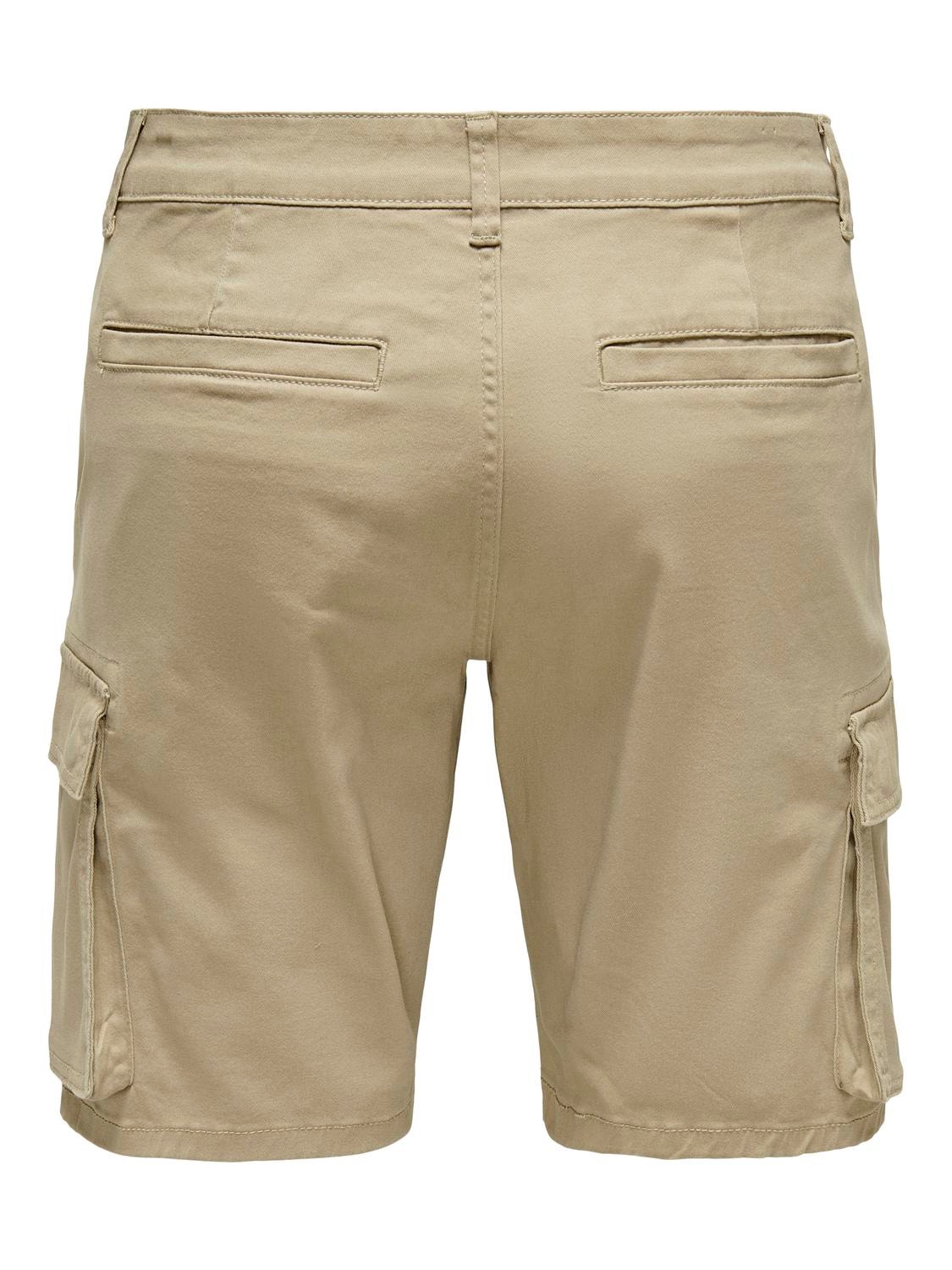 ONLY & SONS Normal passform Shorts -Chinchilla - 22016689