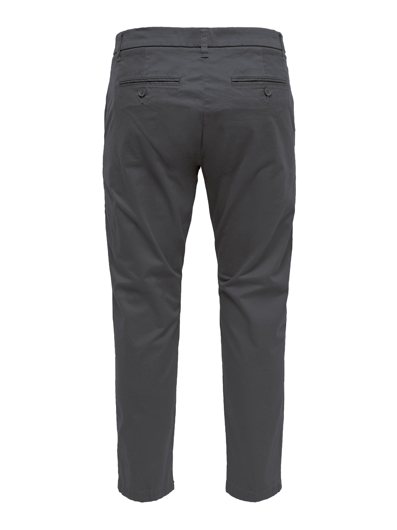 ONLY & SONS Tapered fit trousers -Grey Pinstripe - 22016775