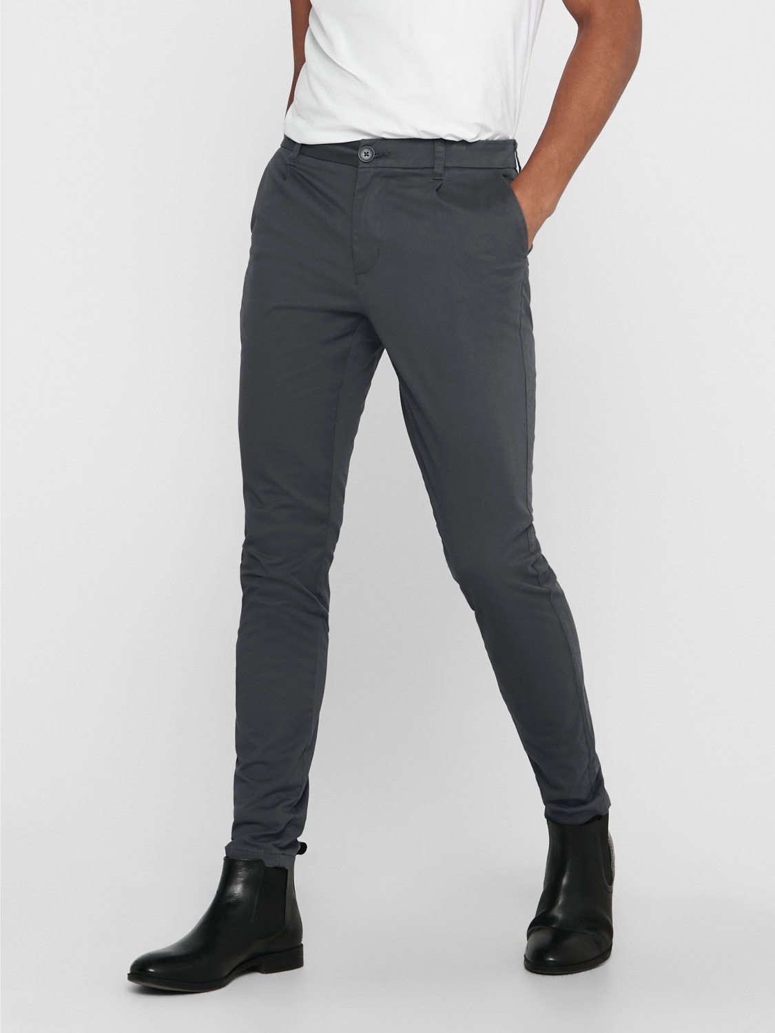 Tapered Fit Normal rise | Grey | ONLY & SONS®