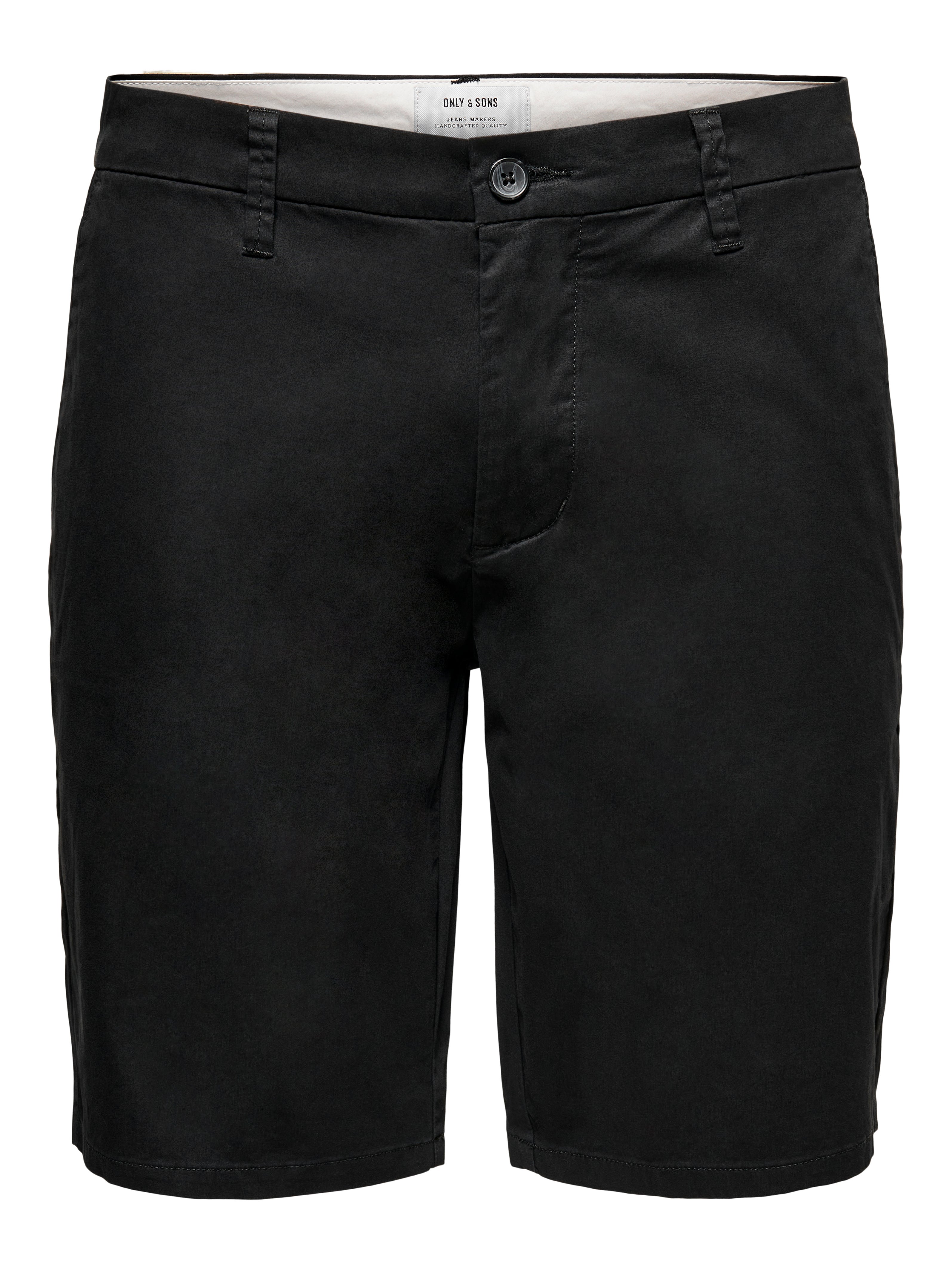 Chino Shorts | Black | ONLY \u0026 SONS®