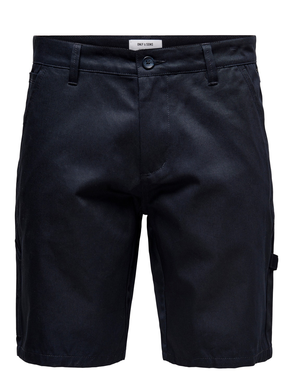 ONLY & SONS Regular Fit Middels høy midje Shorts -Dark Navy - 22016952