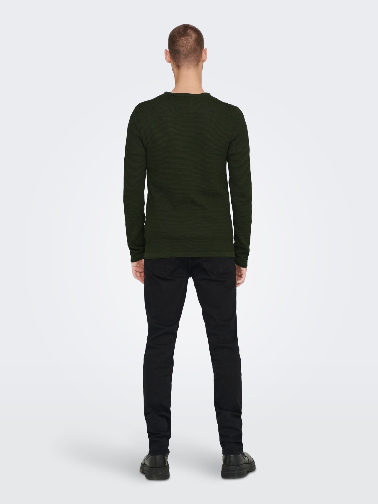 ONLY & SONS Crew neck Pullover -Rosin - 22016980