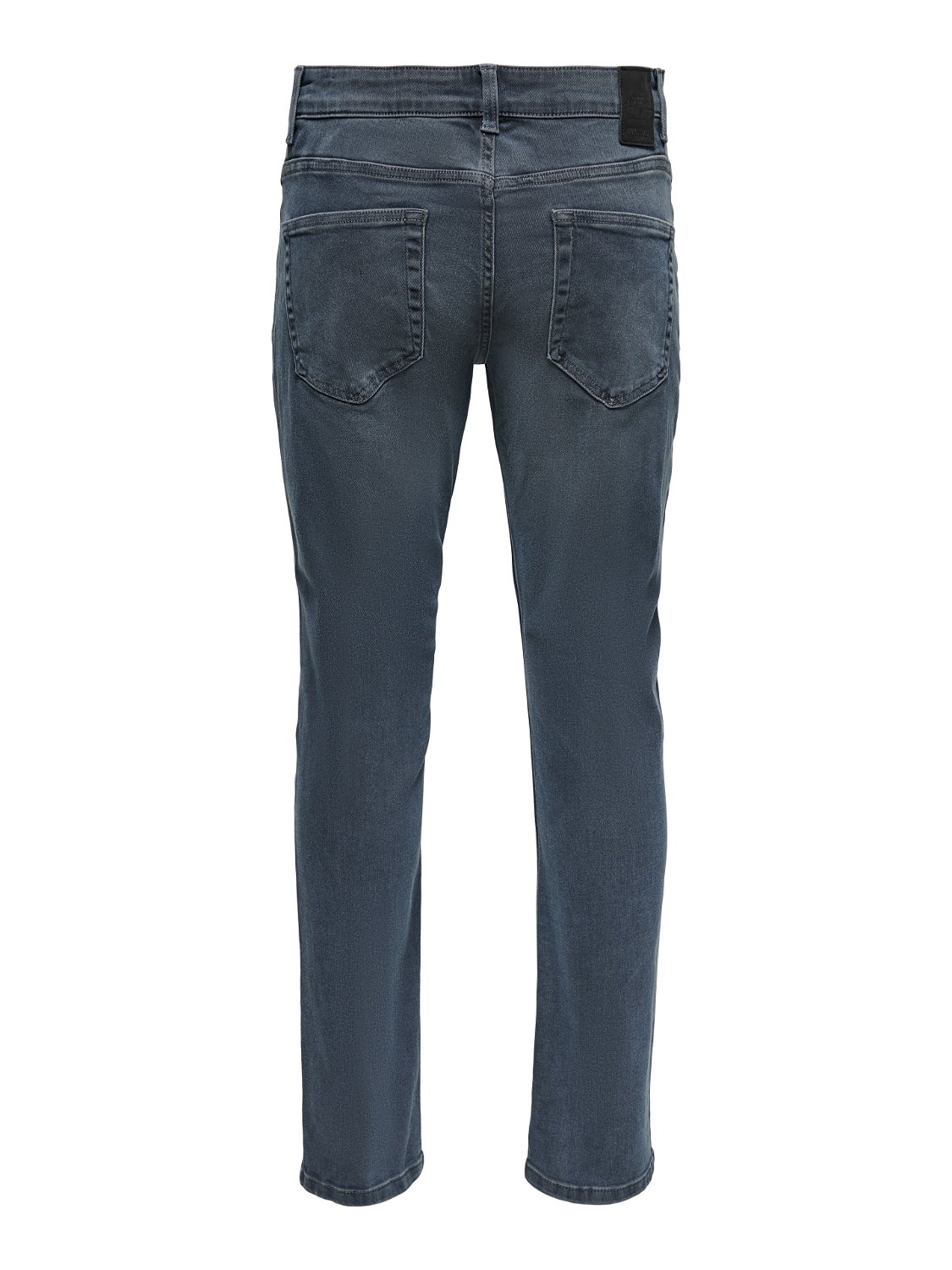 Mid rise grey store jeans