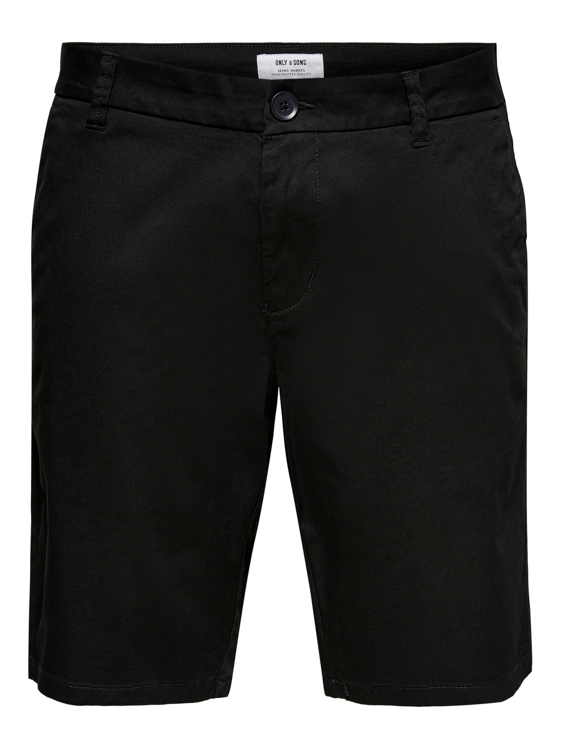 ONLY & SONS Chino shorts med normal pasform -Black - 22018237