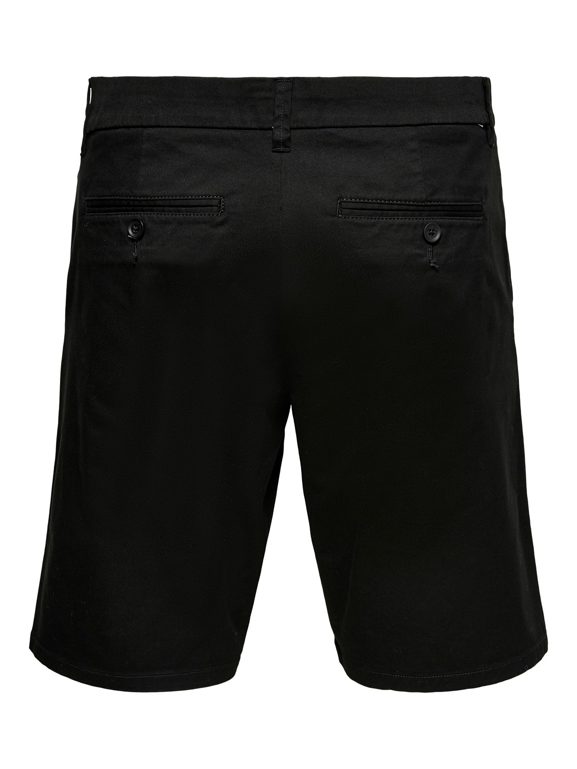 ONLY & SONS Regular fit chino shorts -Black - 22018237