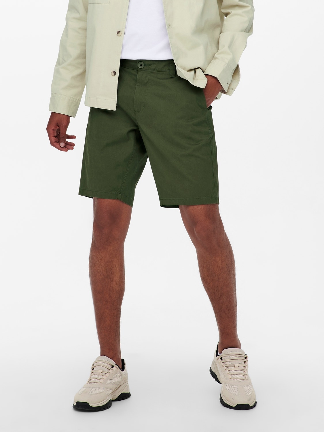 ONLY & SONS Shorts Regular Fit -Olive Night - 22018237