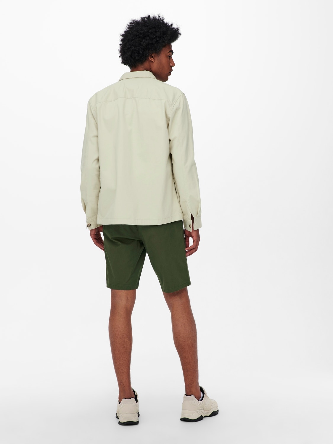 ONLY & SONS Chino shorts med normal pasform -Olive Night - 22018237
