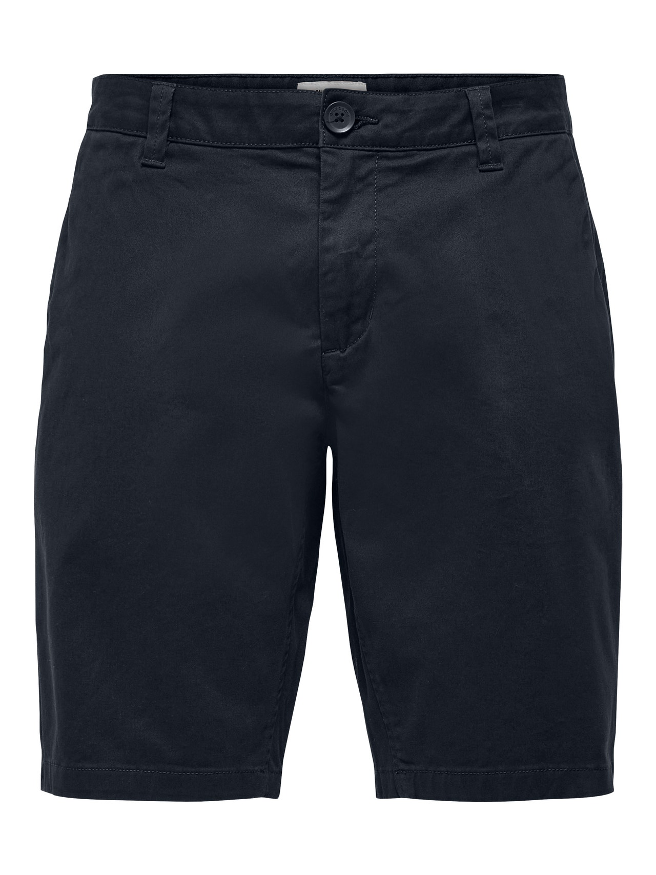ONLY & SONS Chino shorts med normal pasform -Dark Navy - 22018237