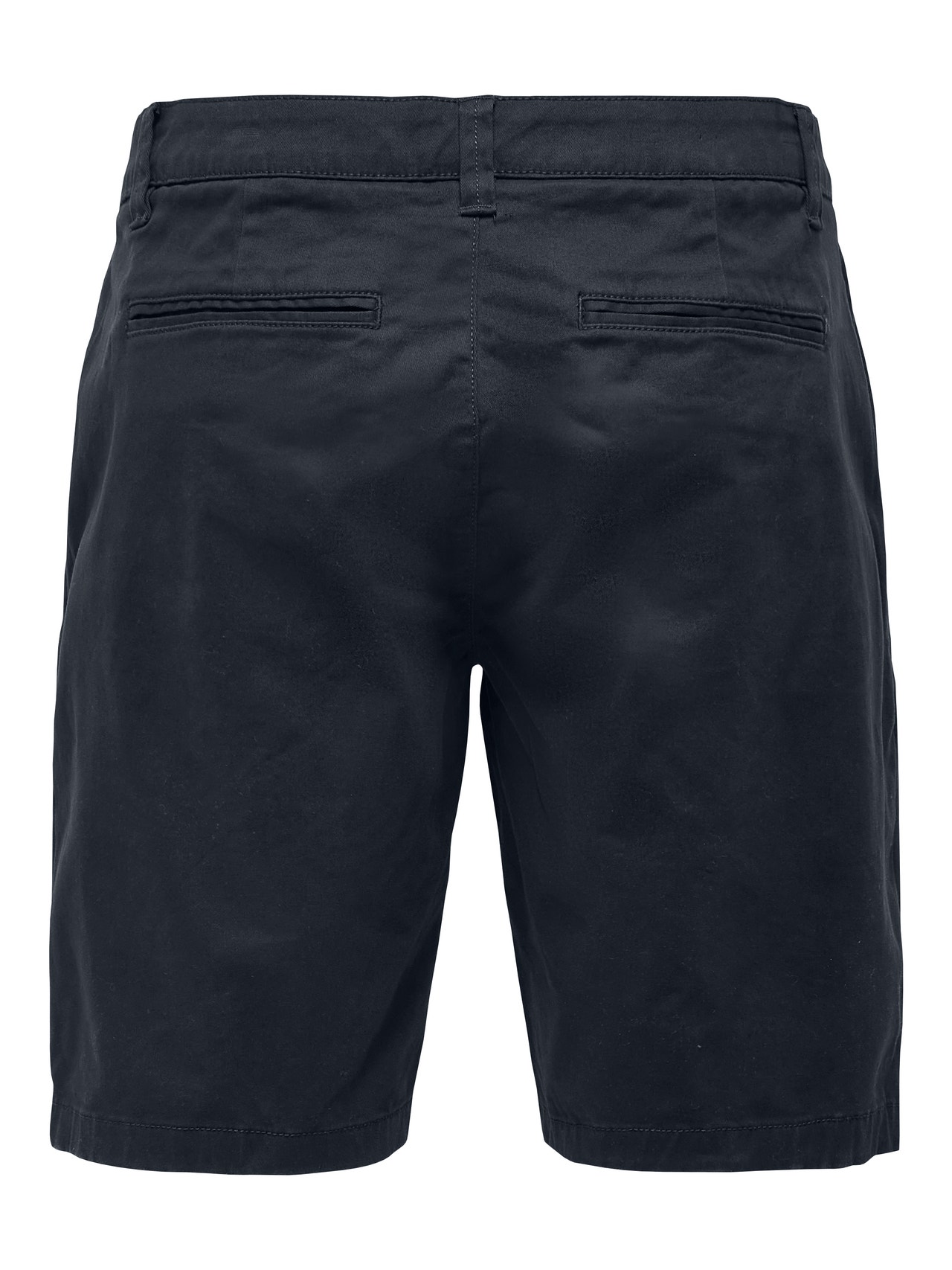 ONLY & SONS Regular fit chino shorts -Dark Navy - 22018237