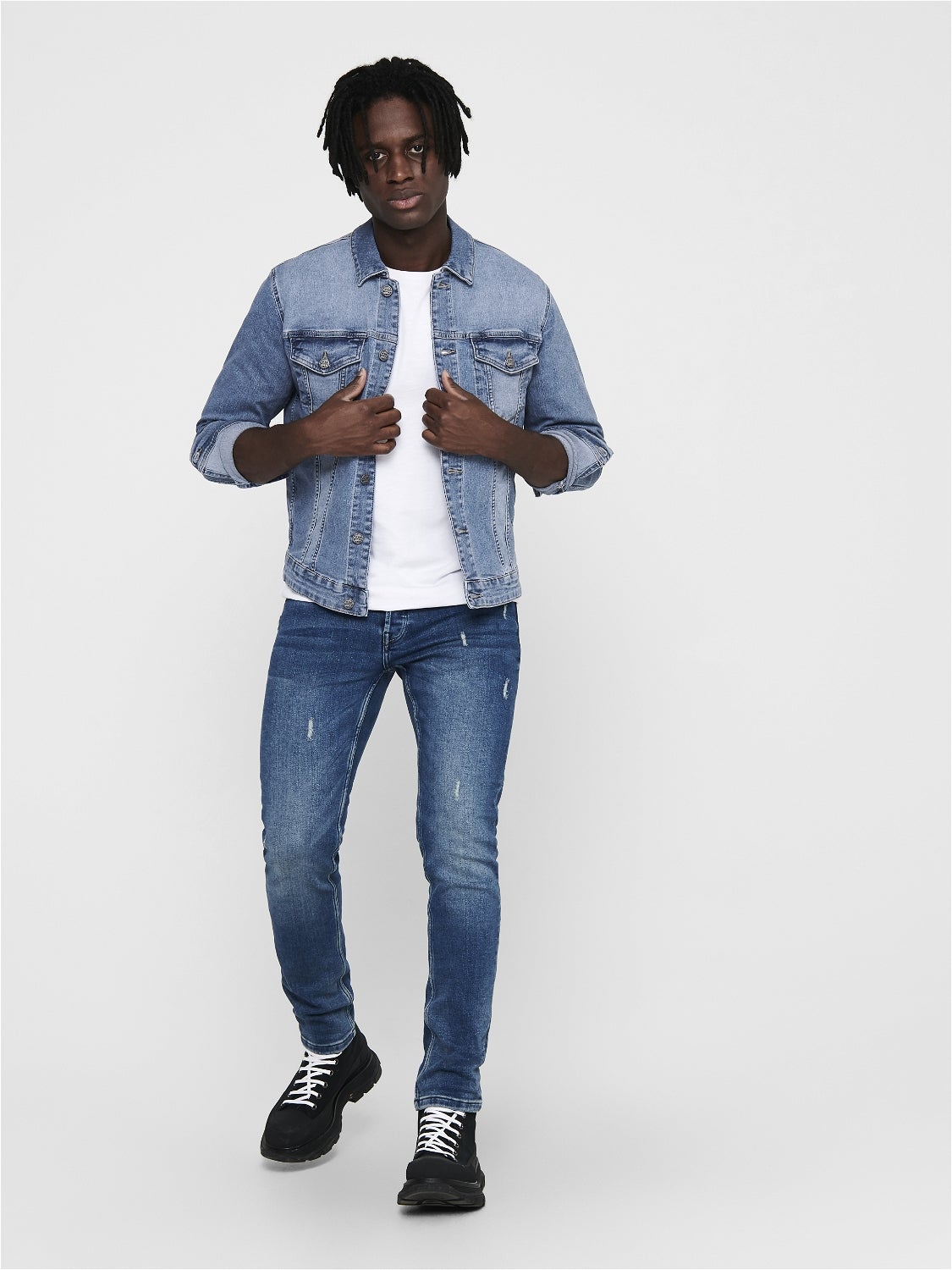 Light blue Denim jacket with 40 