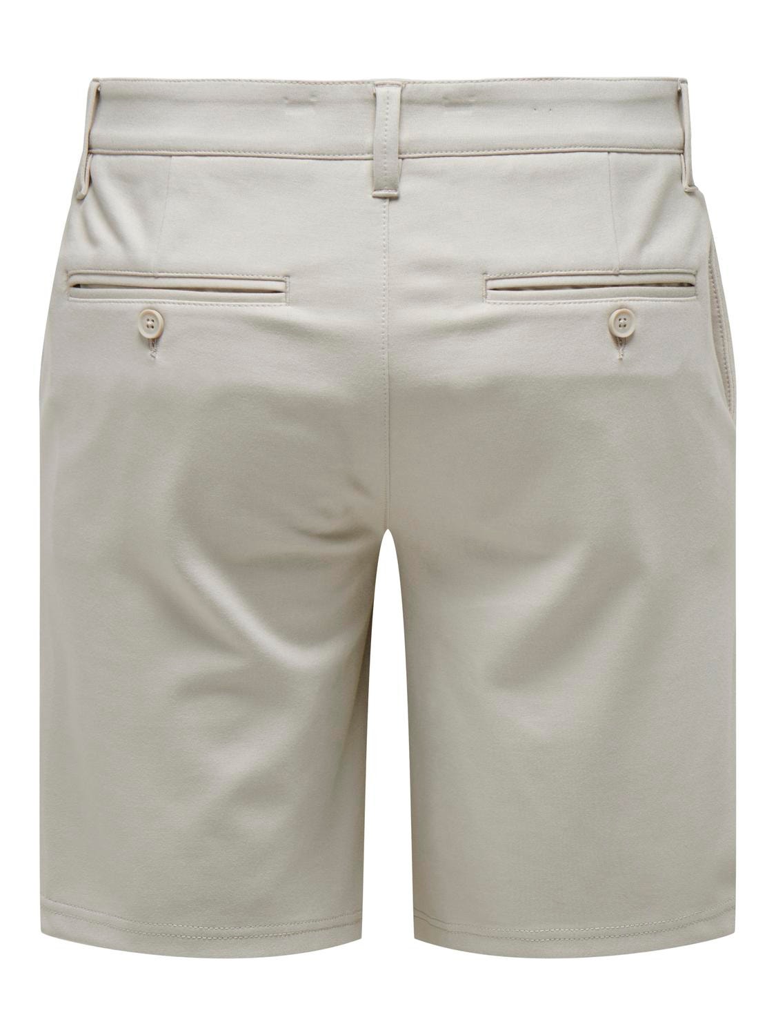 ONLY & SONS Normal geschnitten Mittlere Taille Shorts -Moonstruck - 22018667