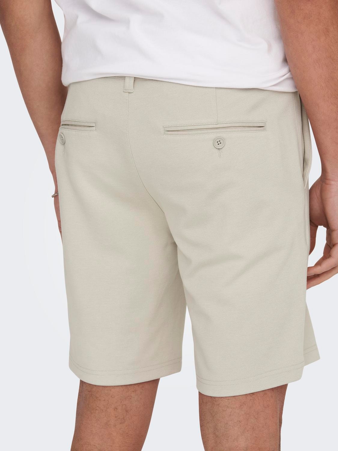 ONLY & SONS Normal geschnitten Mittlere Taille Shorts -Moonstruck - 22018667