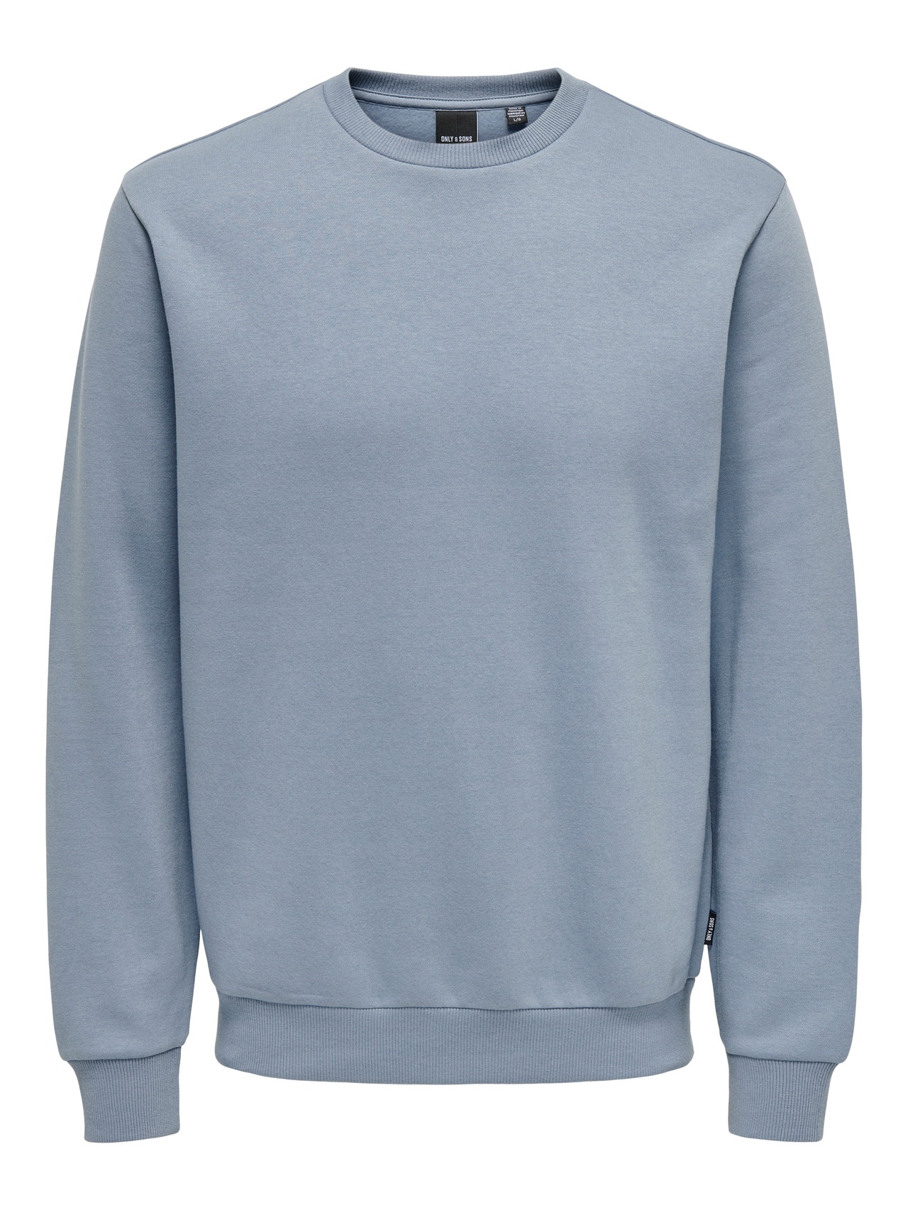 ONLY & SONS Normal passform O-ringning Sweatshirt -Flint Stone - 22018683