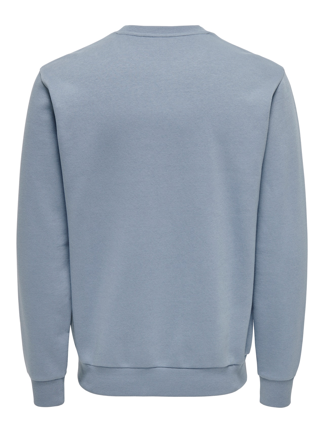 ONLY & SONS Normal passform O-ringning Sweatshirt -Flint Stone - 22018683