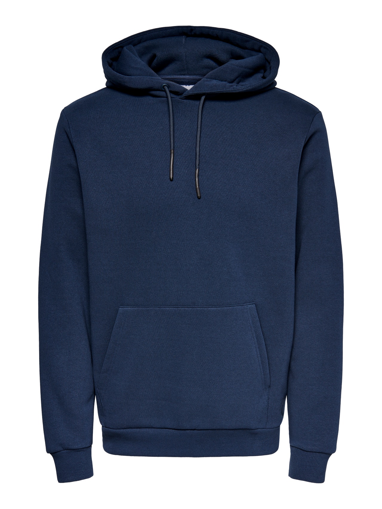 ONLY & SONS Solid colored hoodie -Dress Blues - 22018685
