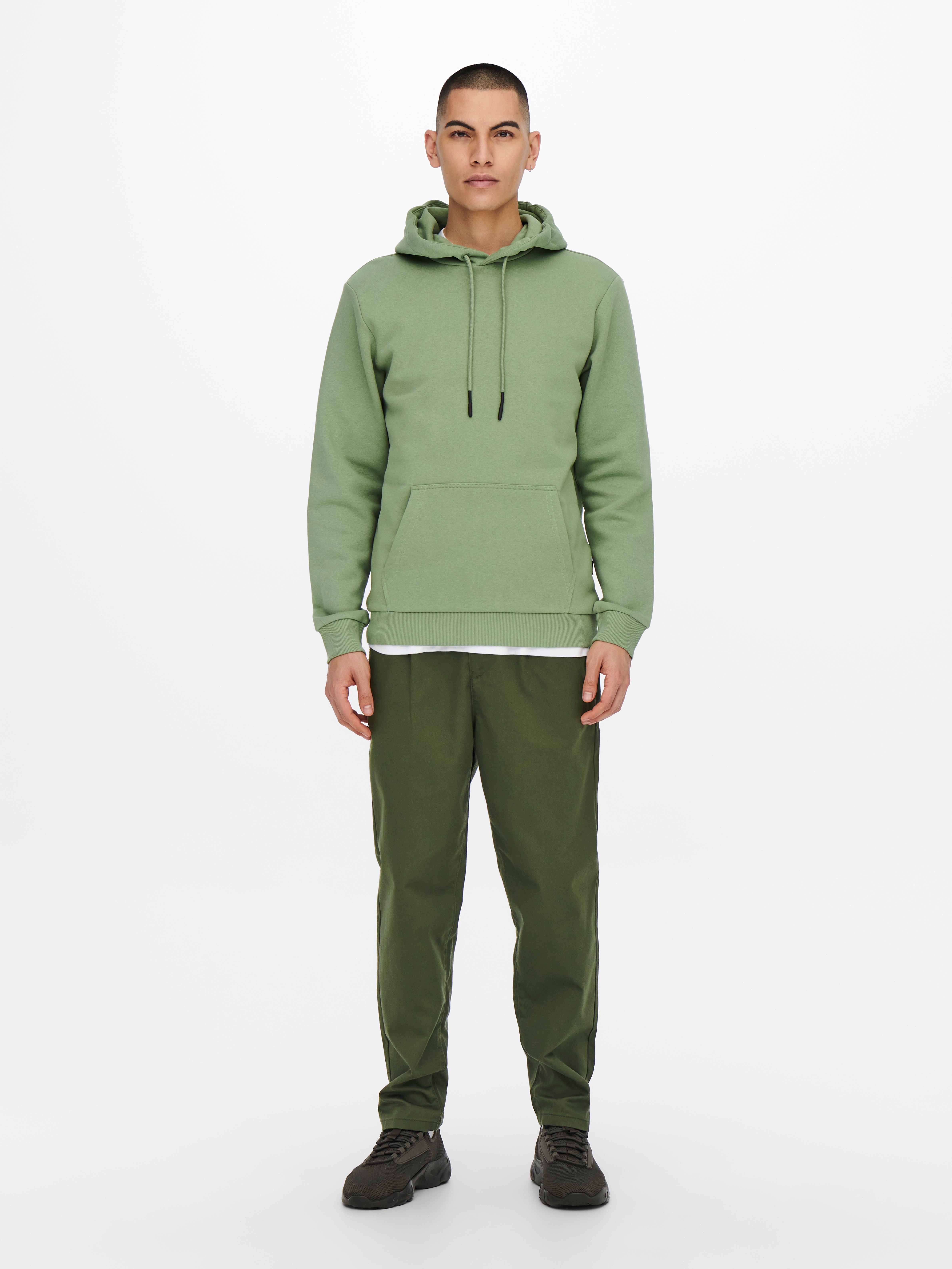 Regular Fit Hoodie Sweatshirt | Dark 