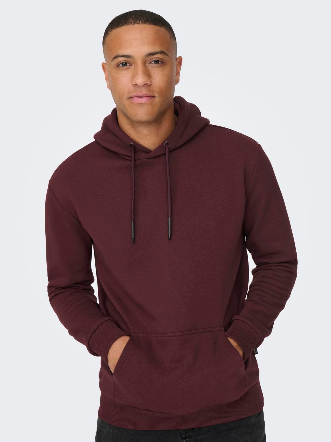 Burgundy hoodie clearance for boys