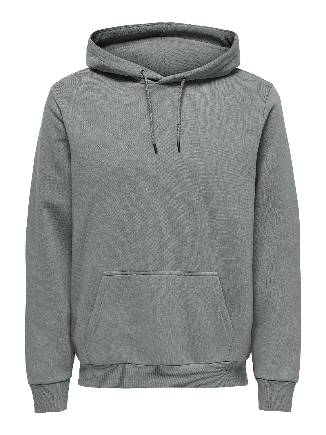 Solid colored hoodie | Dark Grey | ONLY & SONS®