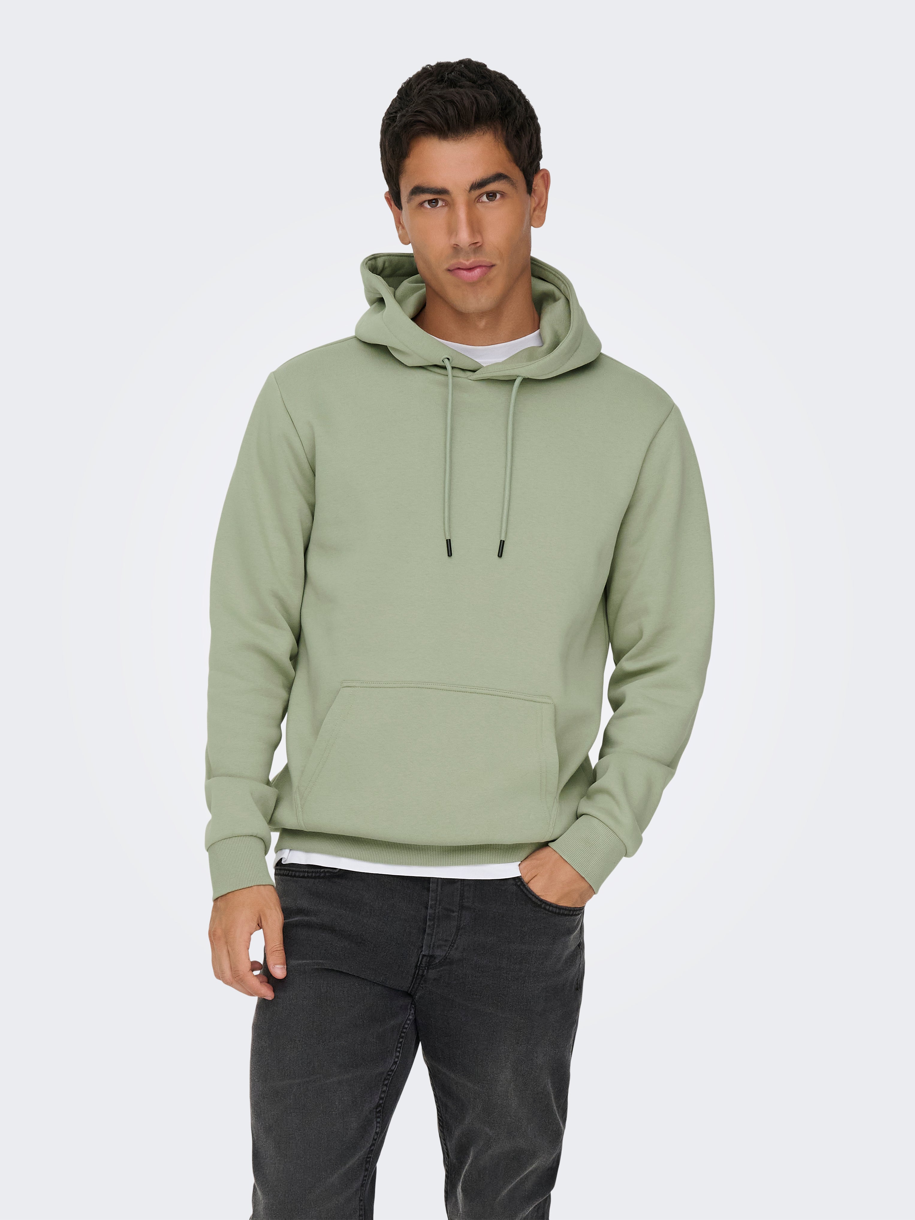 Hoodies for Men: Gray, Black & More | ONLY & SONS