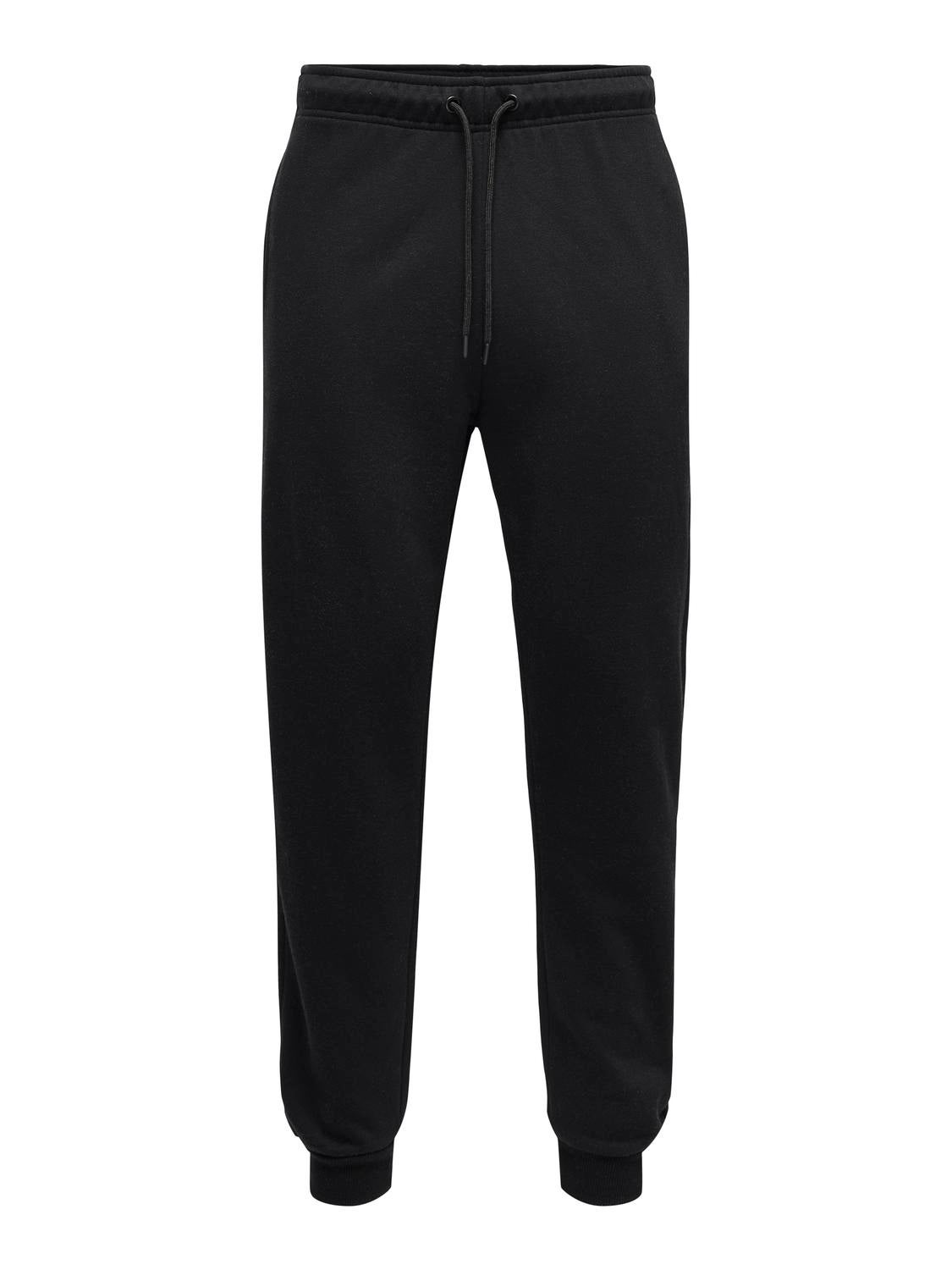 ONSCERES Normal geschnitten Jogginghose | Schwarz | ONLY & SONS®