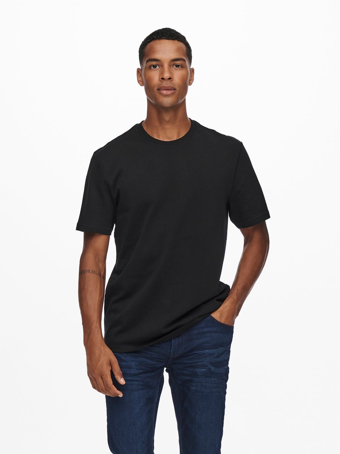 Regular Fit O-Neck T-Shirt with 50 