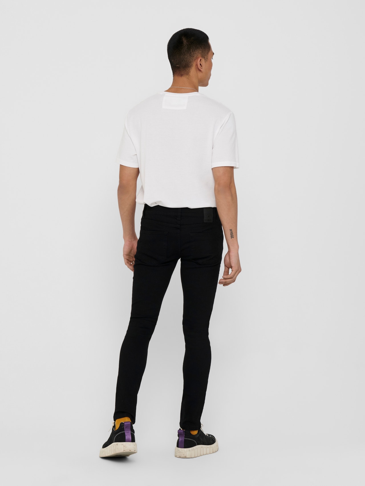 ONLY & SONS Skinny Fit Jeans -Black Denim - 22019383