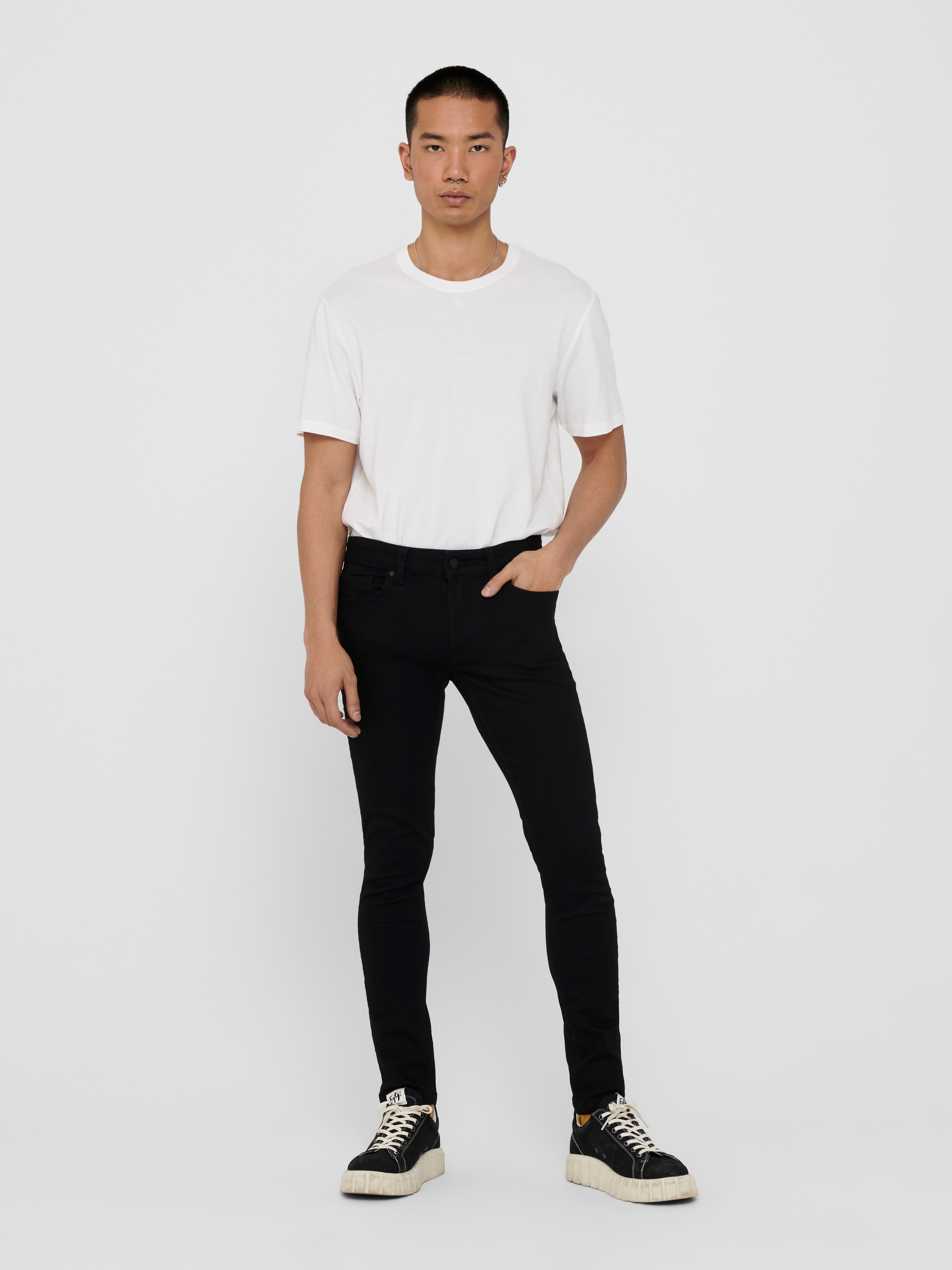 Only & Sons Mark Knit Pant Slim Fit In Black