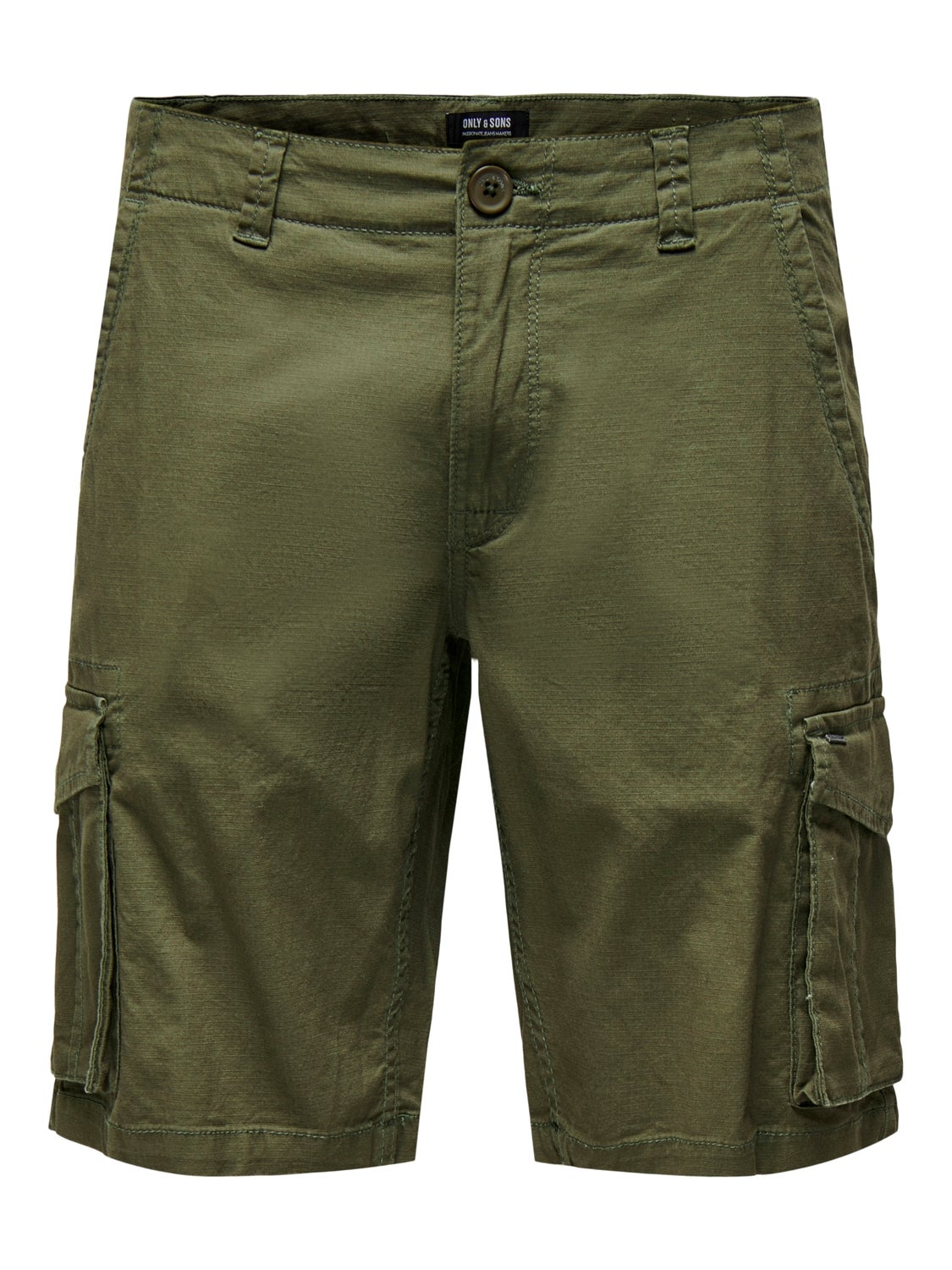 solid cargo shorts