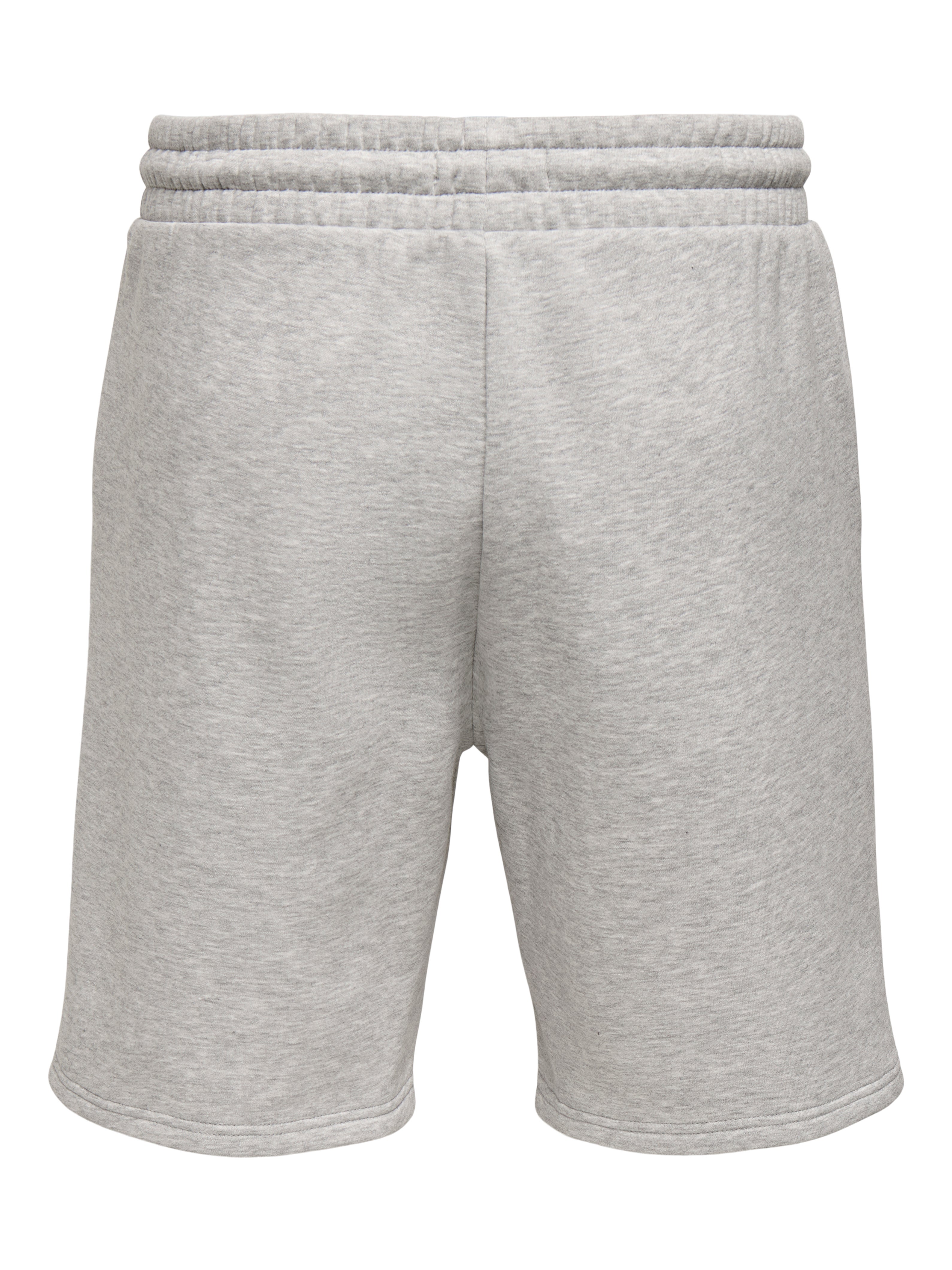 Solid colored Sweat shorts | Light Grey 