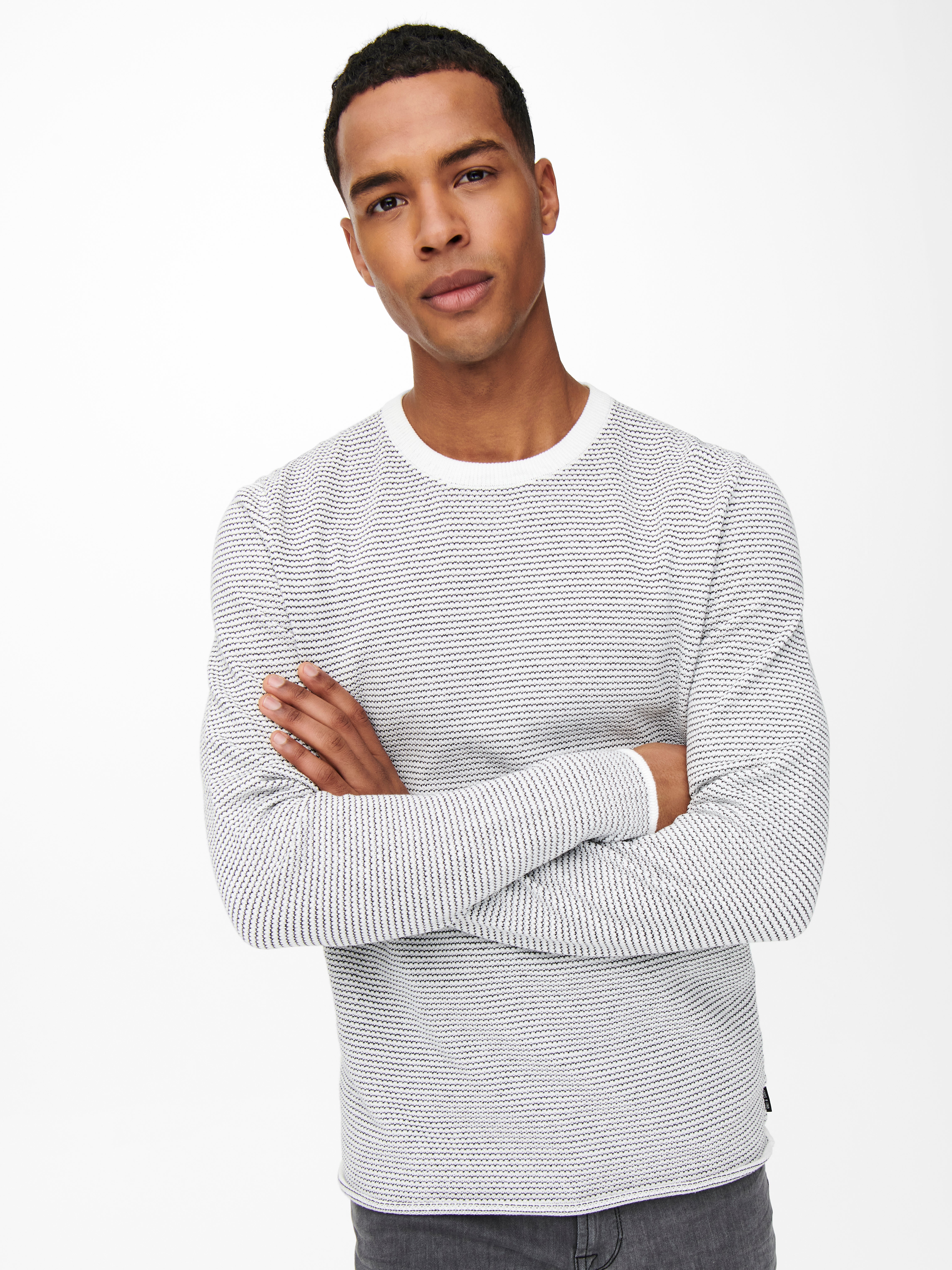Crew neck Pullover with 40% discount 