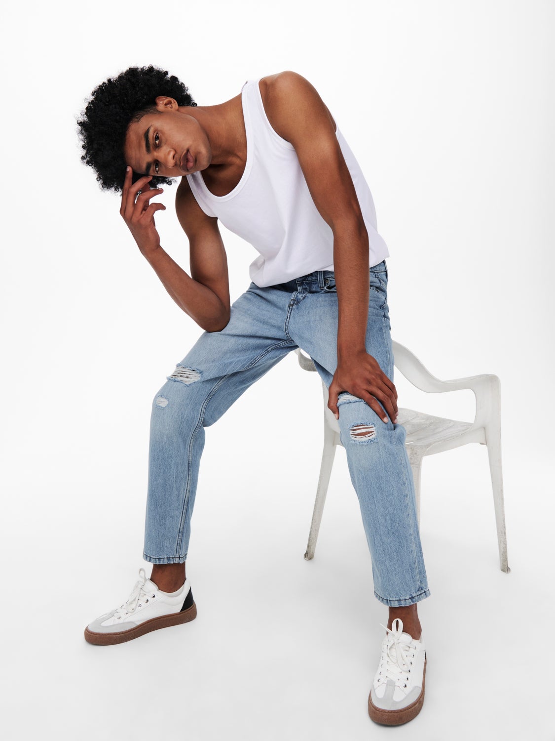 Tapered Fit Jeans with 50% discount 