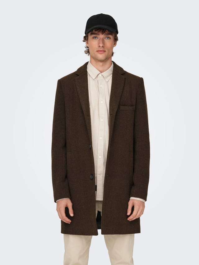 ONLY & SONS Short wool coat - 22019594