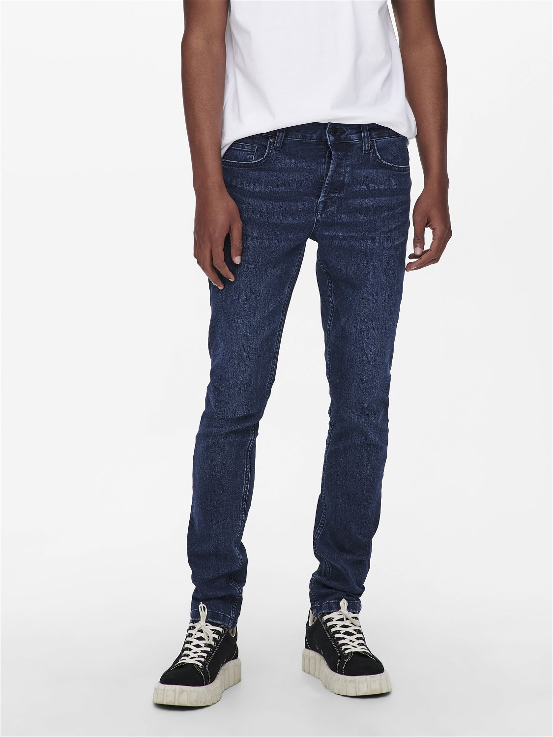ONLY & SONS Krój slim Jeans -Blue Denim - 22019620