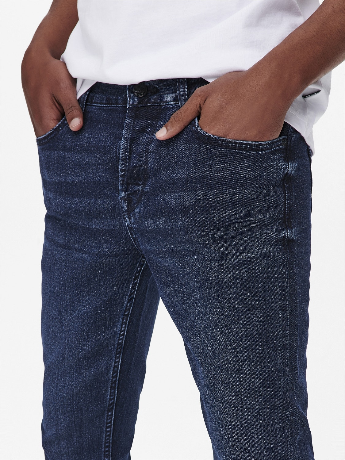 ONLY & SONS Krój slim Jeans -Blue Denim - 22019620