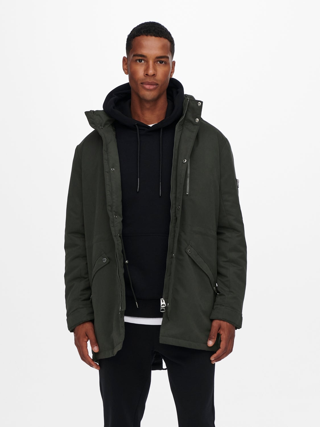 only and sons winter parka