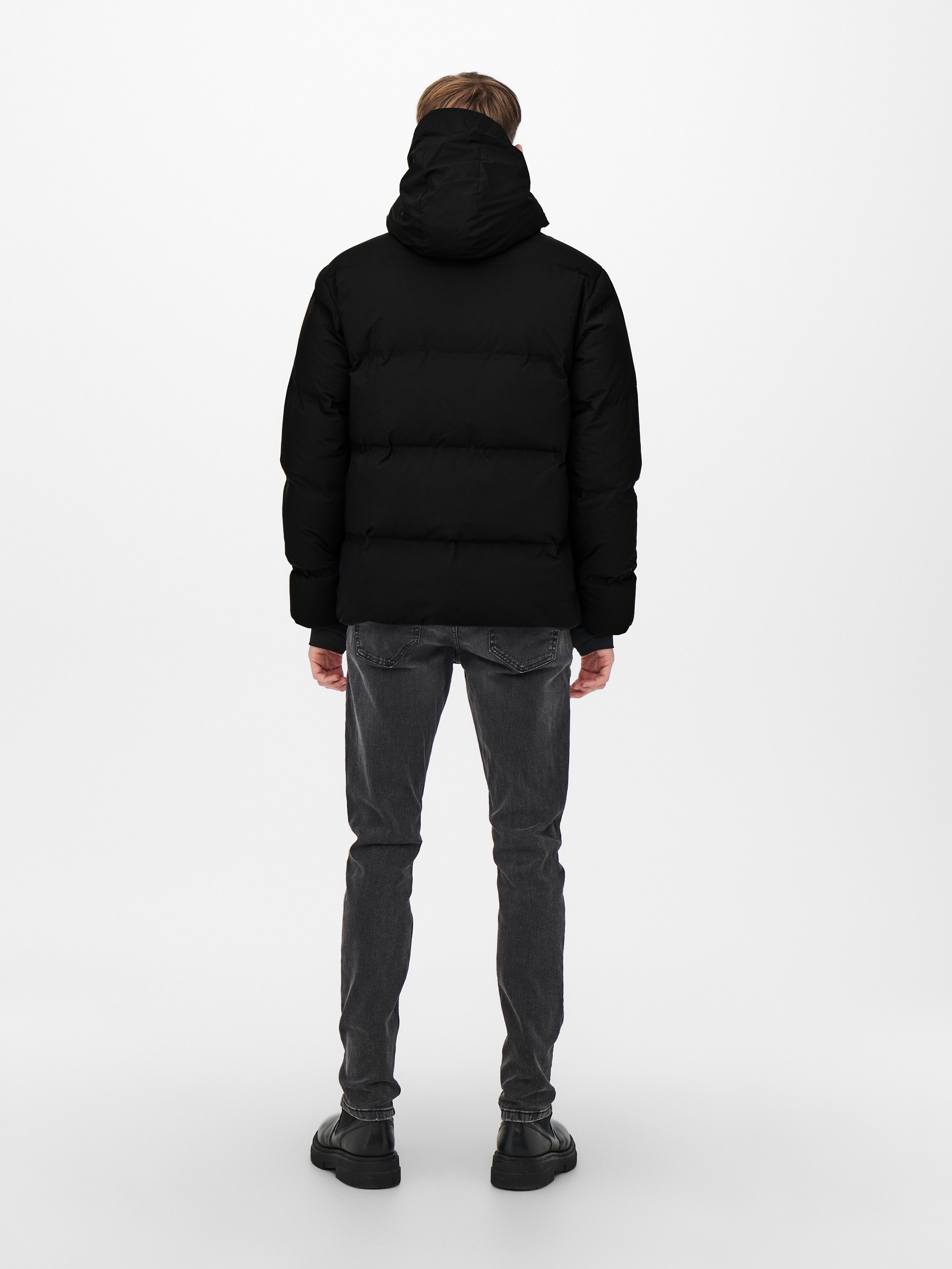 ONSMARSHALL Puffer jacket | Black | ONLY & SONS®