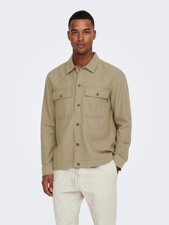 ONLY & SONS relaxed fit shirt - 22019758