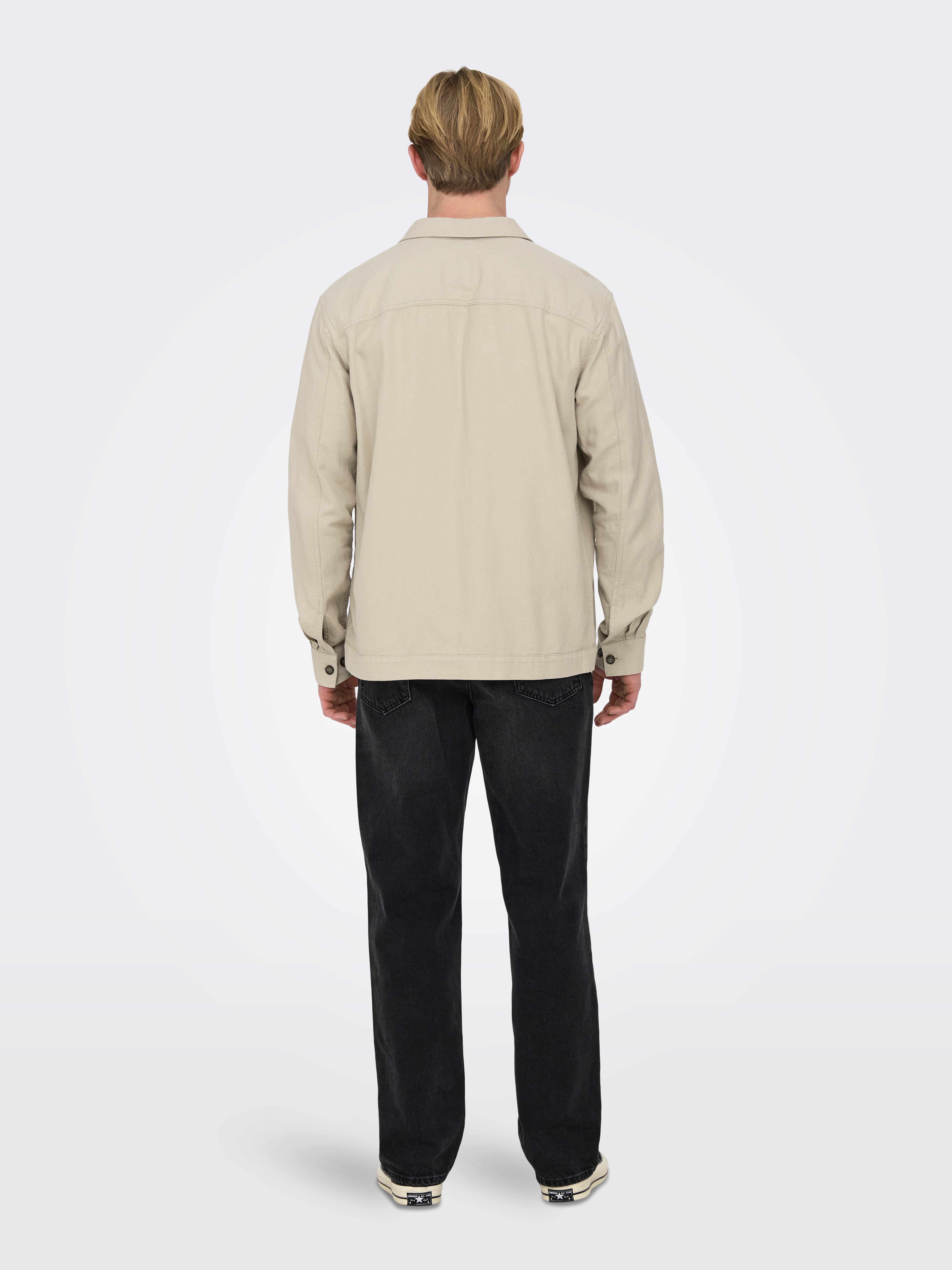ONSKENNET Shirt | Light Grey | ONLY & SONS® ONSKENNET Shirt | Light Grey | ONLY & SONS®